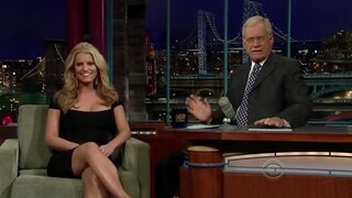 Jessica Simpson on The Late Show with David Letterman and bouncing around at the America United concert