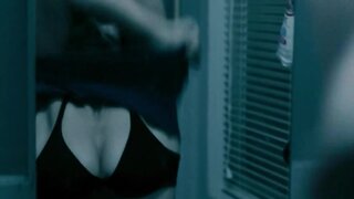 Kristen Bell Strips Down To Bra Super-Nice Cleavage and Boobage