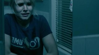 Kristen Bell Strips Down To Bra Super-Nice Cleavage and Boobage
