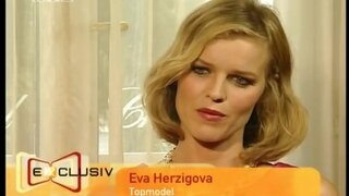 Eva Herzigova leggy and Cleavage on Exclusiv