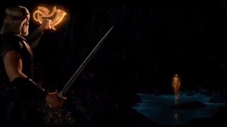 Angelina Jolie Naked as a cgi cartoon in Beowulf
