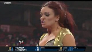 Maria and New Brit Diva Katie Lee on WWE Raw