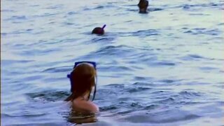 Julia Bradbury in Sexy Bikini on Rough Guide to Beaches