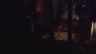 Anna Forrest Nude stretching in Blue Thunder