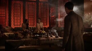 Esme Bianco and Sahara Knite Nude and Screwing each other on Game of Thrones s1e7