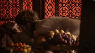 Esme Bianco and Sahara Knite Nude and Screwing each other on Game of Thrones s1e7