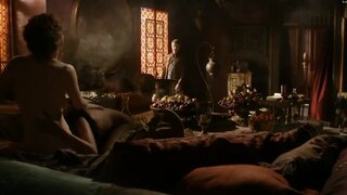 Esme Bianco and Sahara Knite Nude Lesbianism on Game of Thrones s1e7