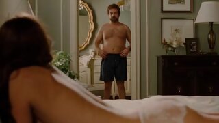 Rosamund Pike showing skin and in panties in Barneys Version