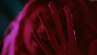 Barbara Crampton Bare Breasts and in Thong in From Beyond