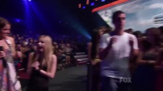 Tyra Banks Cleavage at the Teen Choice Awards
