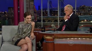 Emma Watson on Letterman