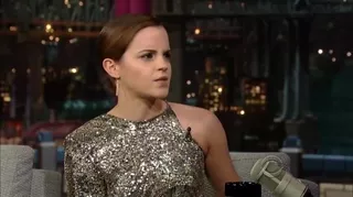 Emma Watson on Letterman