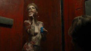 Robin Weigert Naked and tatted in Synecdoche, New York