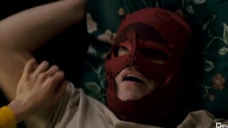 Ellen Page touching herself in Super