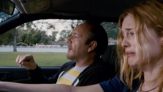Heather Graham getting kissed and boobs squeezed in Father of Invention
