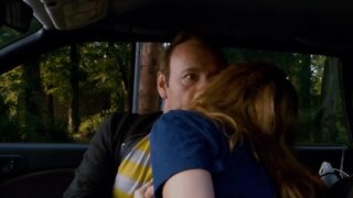 Heather Graham getting kissed and boobs squeezed in Father of Invention