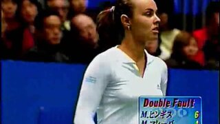 Martina Hingis Upskirt and Hard Nipples