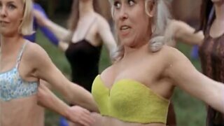 Valerie Leon and Barbara Windsor Topless, Nudity from Carry On Camping