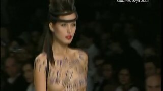 Petra Nemcova Topless Catwalk and backstage