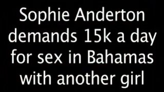 Sophie Anderton getting busted by NOTW doing coke, stripping and trying to sell herself