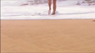 Samara Weaving in Bikini on Home and Away
