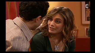 Laetitia Milot Cleavage on Plus belle la vie, France 4