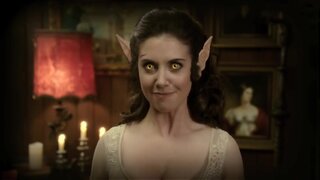 Alison Brie and Gillian Jacobs Cleavage on Community s03e05