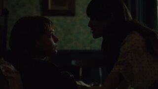 Keira Knightley and Carey Mulligan Nude Sex and Lesbian Kiss in Never Let Me Go