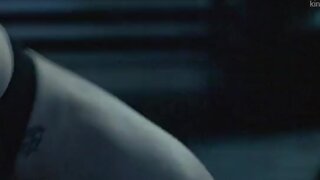 Asia Argento Fully Nude in Boarding Gate
