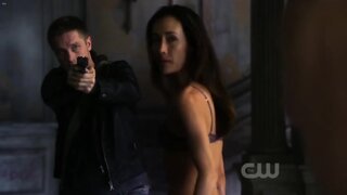 Maggie Q in Underwear on Nikita s1e18