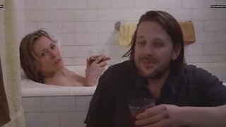 Faye Dunaway in bathtub in Barfly