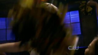 Kate Lang Johnson in Underwear on Hellcats
