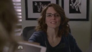 Tina Fey in Bra on 30 Rock s5e13