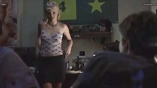 Amy Smart Topless and in Panties in Road Trip