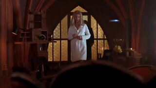 Yvonne Scio Nude in Red Line