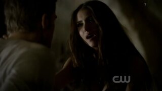 Nina Dobrev in Underwear on The Vampire Diaries s02e11
