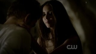 Nina Dobrev in Underwear on The Vampire Diaries s02e11