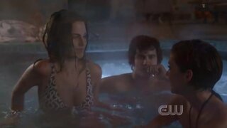 Jessica Lowndes and Jessica Stroup in Bikini on 90210 s03e11