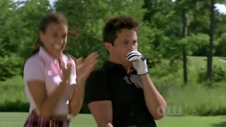 Jana Kramer in golf outfit on One Tree Hill S8e4