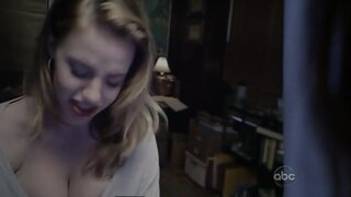 Kelli Garner pixelated boobs on My Generation