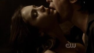 Nina Dobrev in Bra on The Vampire Diaries s02e01