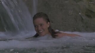 Elisabeth Shue fooling around in the water in Cocktail