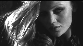 Cintia Dicker Bare Breasts for Ellus Leather Denim Collection 2010