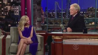 Kristin Chenoweth Legs and being provocative on Letterman