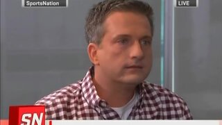 Michelle Beadle in a skirt on SportsNastion