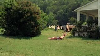 Mia Wasikowska in Bikini on That Evening Sun