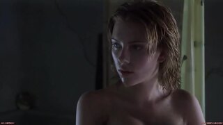Scarlett Johansson Spectacular Side Boobage in A Love Song For Bobby John