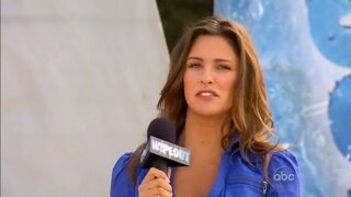 Jill Wagner bus driver dance on Wipeout