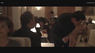 Melissa Mascara getting felt up in restaurant in End of Days