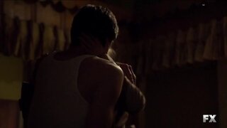 Natalie Zea in Underwear and Bare Skin on Justified s01e12